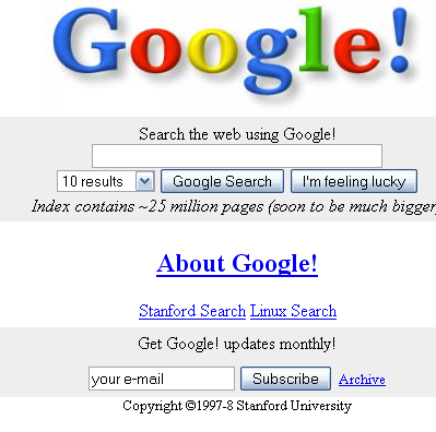 Google - 1998
